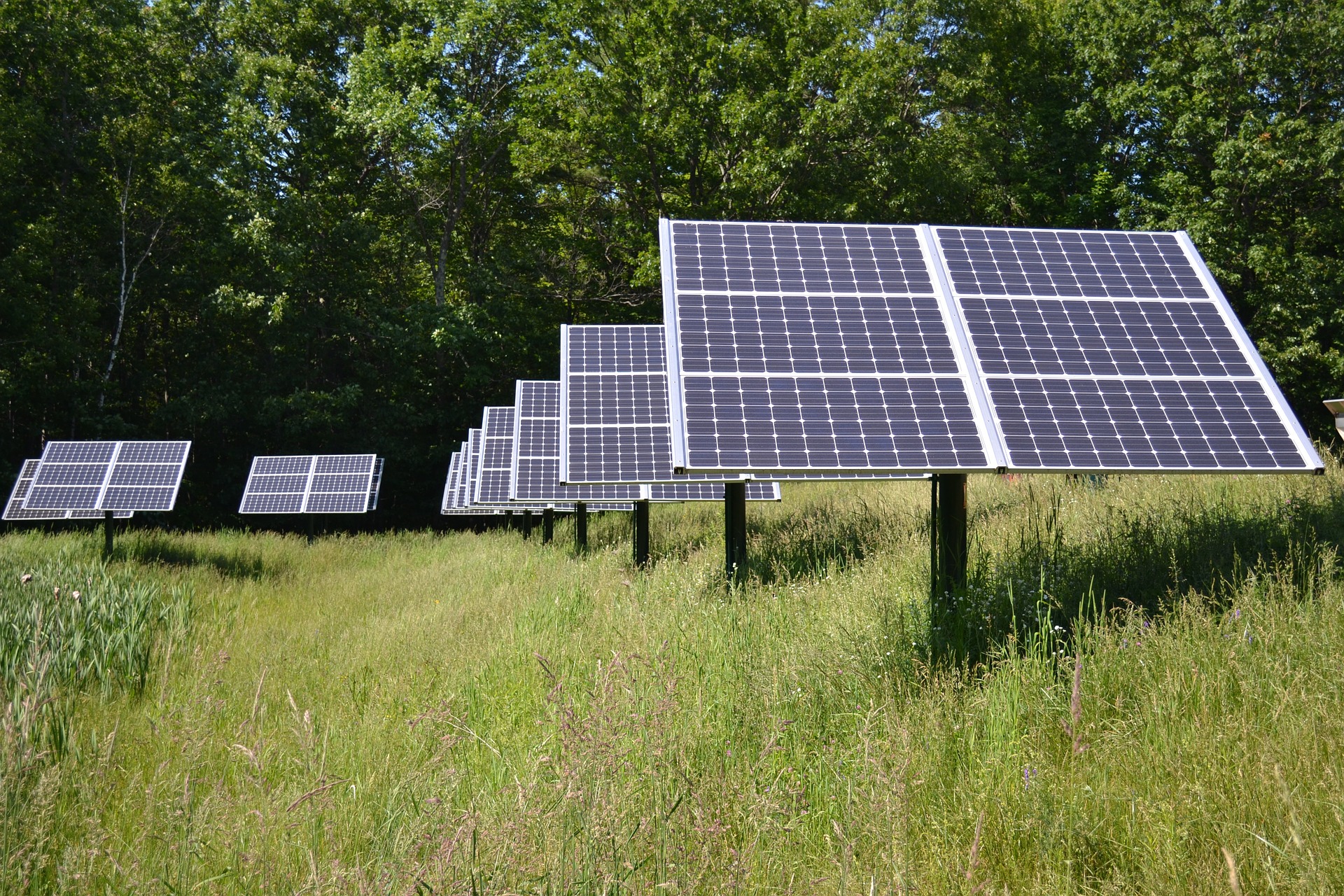 Photovoltaik Freiflächenanlage