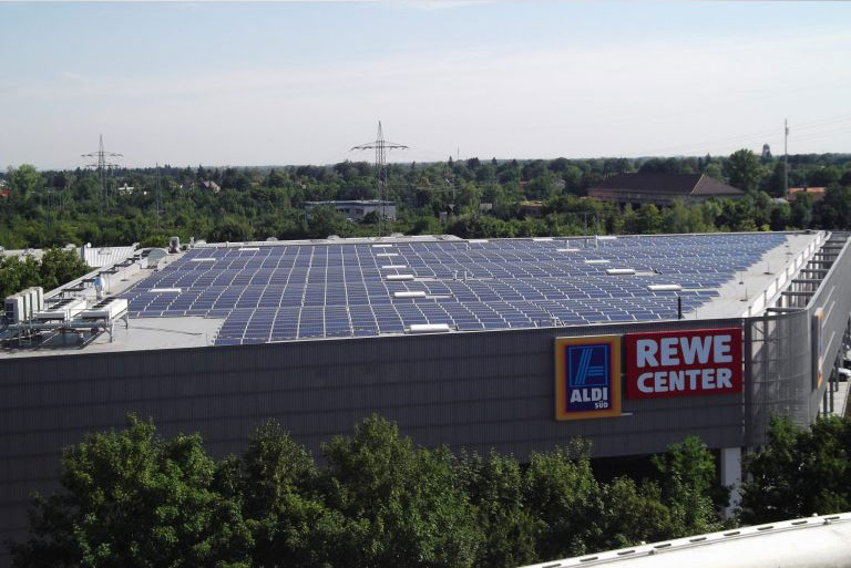 Photovoltaikanlage Rewe Regensburg - Iliotec